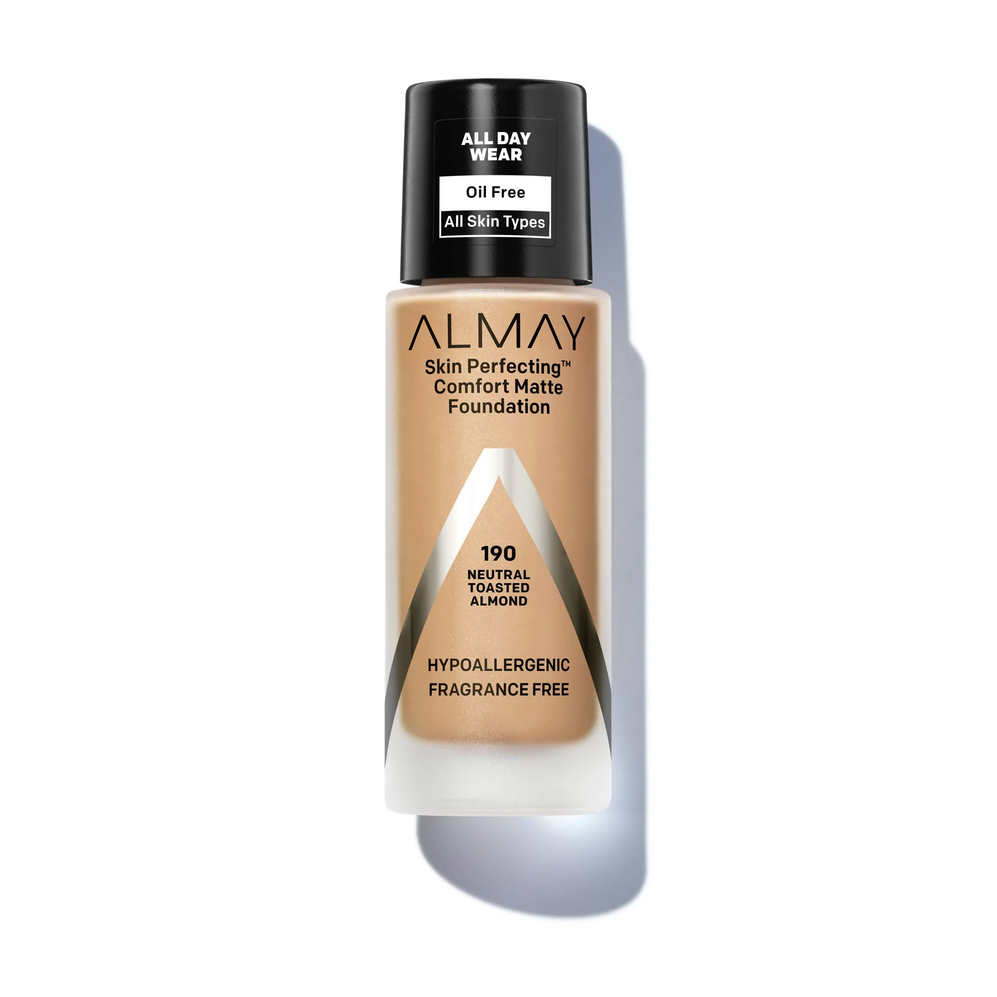 Almay Skin Perfecting Comfort Matte 190 Neutral Toasted Almond Foundation 30ml - Image 2