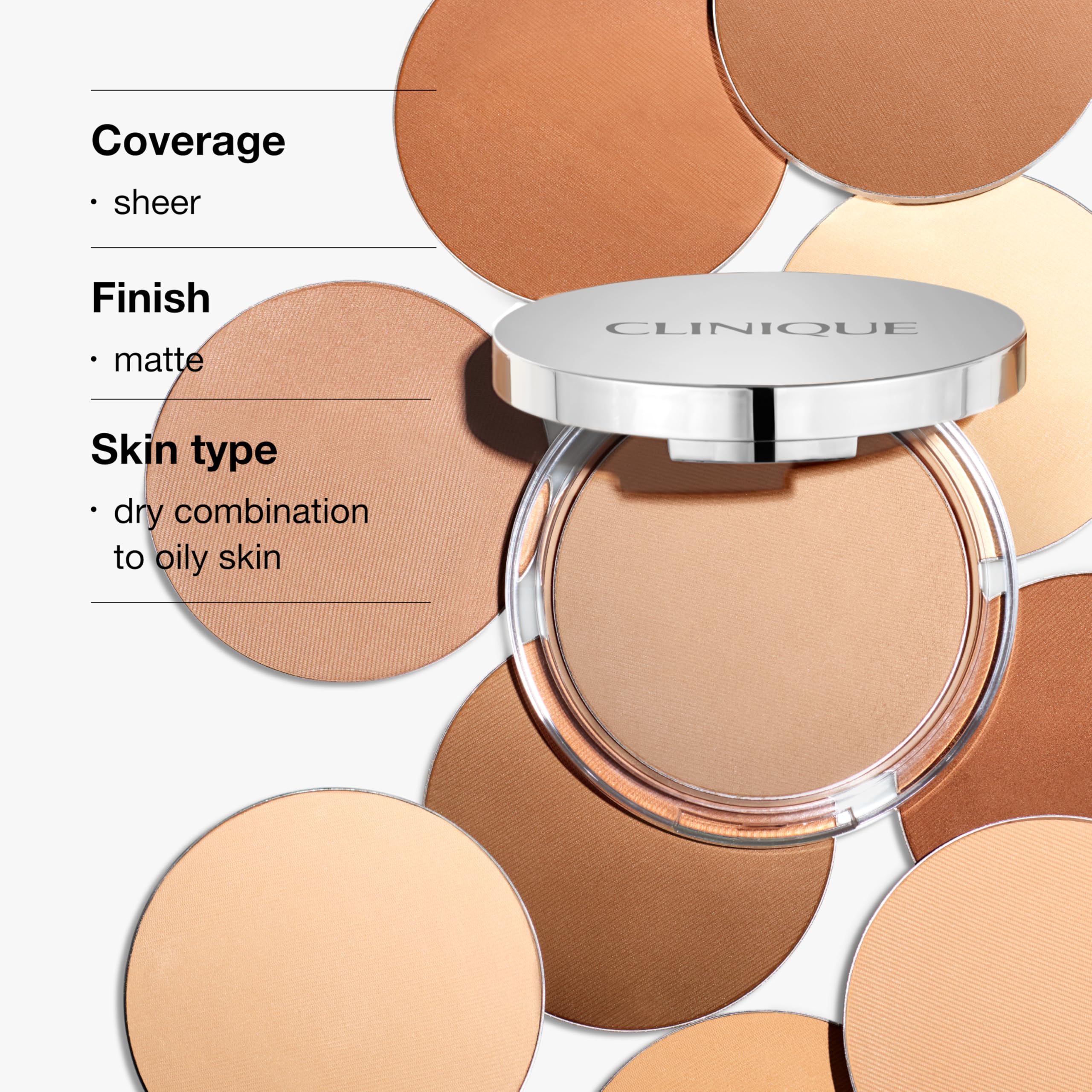 Clinique Stay Matte Sheer Pressed Powder Oil-Free 7.6g - 25 Stay Honey Wheat - Image 3