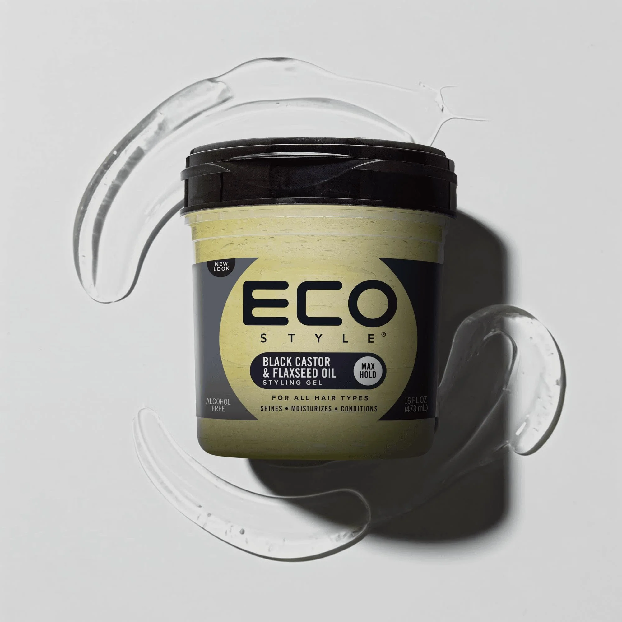 Eco Styler Black Castor & Flaxseed Oil Gel 473ml - Image 6