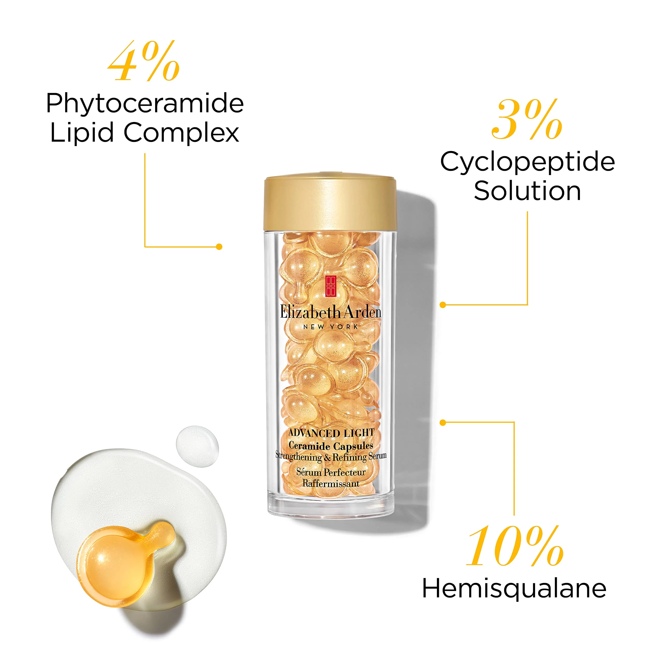 Elizabeth Arden Advanced Light Ceramide Capsules Strengthening & Refining Serum 30 Capsules - Image 5
