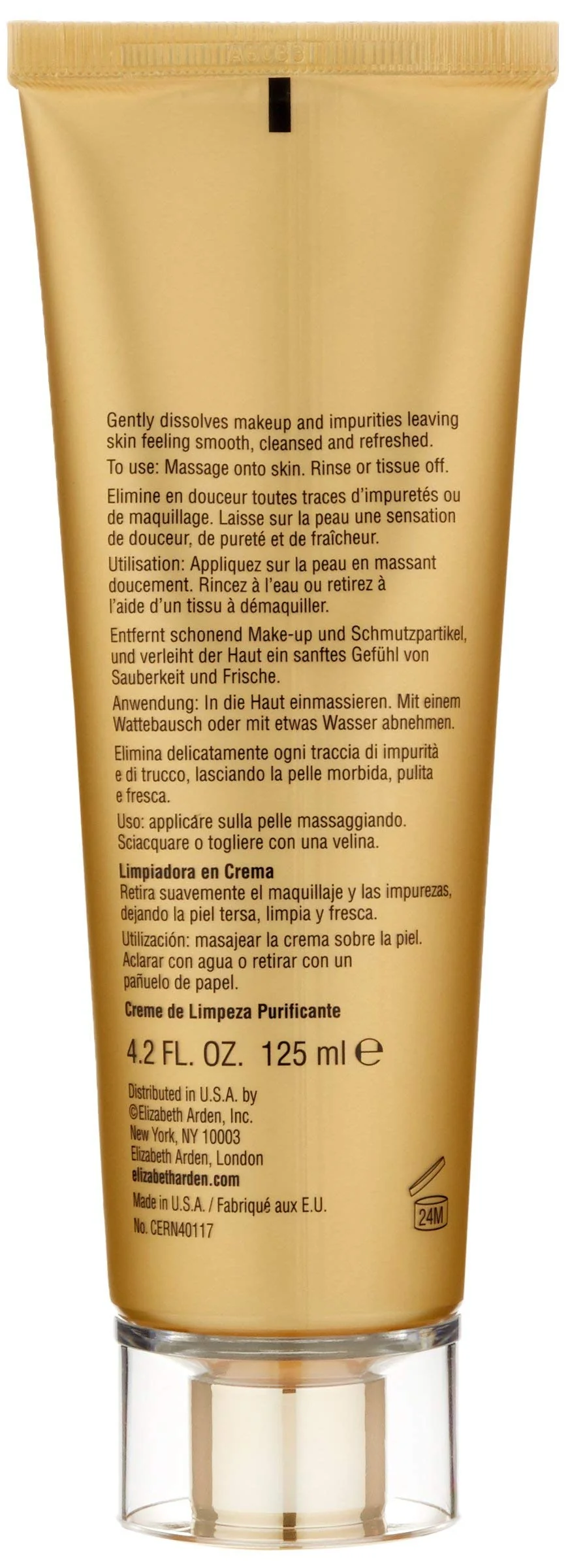 Elizabeth Arden Ceramide Plump Perfect Purifying Cream Cleanser 125ml - Image 4