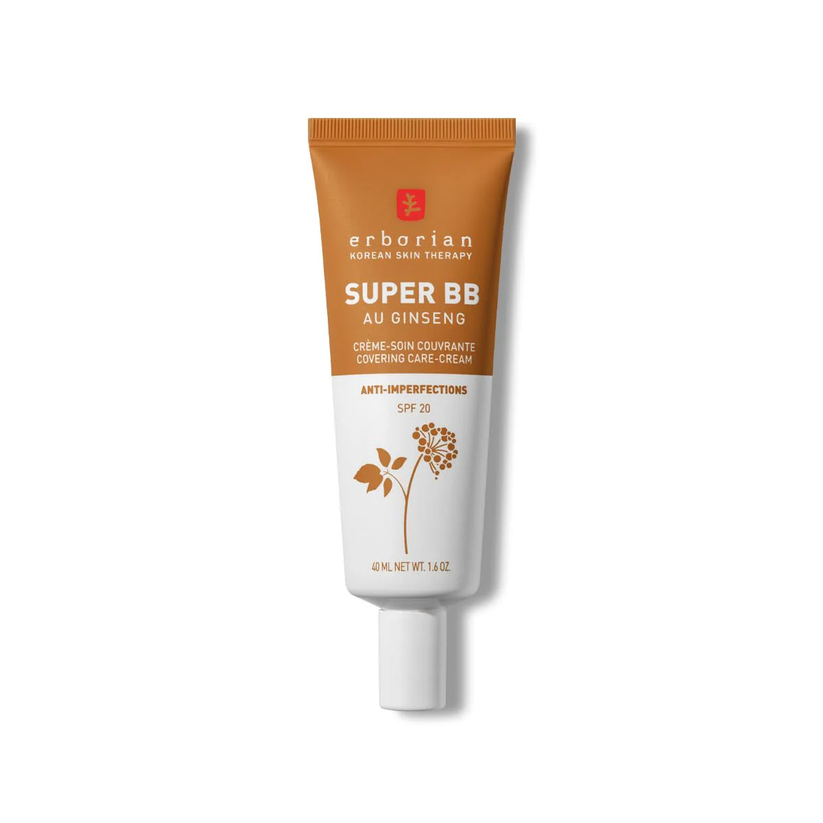 Erborian Super BB Au Ginseng Covering Care-Cream SPF20 40ml - Caramel