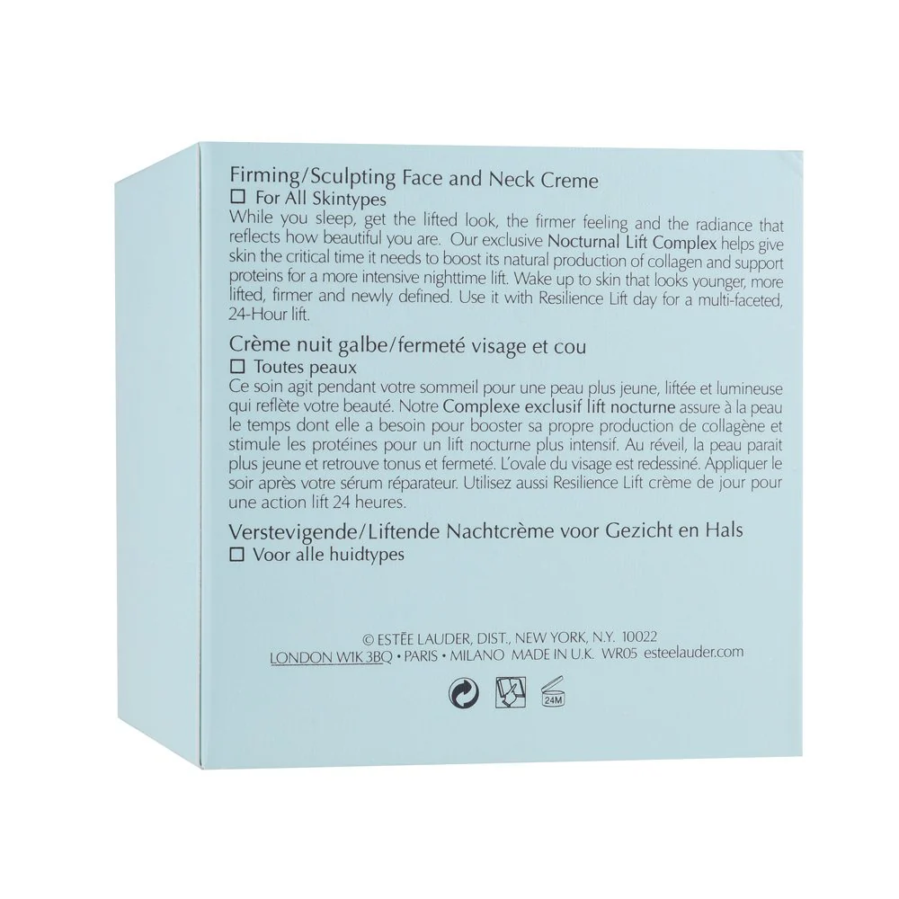 Estée Lauder Resilience Lift Night Firming/Sculpting Face and Neck Cream 50ml - Image 4