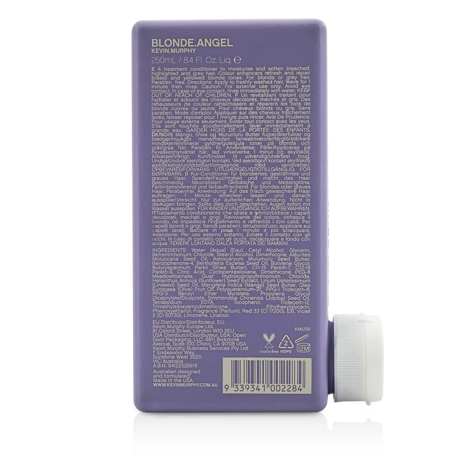 Kevin Murphy Blonde Angel Colour Enhancing Treatment Conditioner 250ml - Image 2