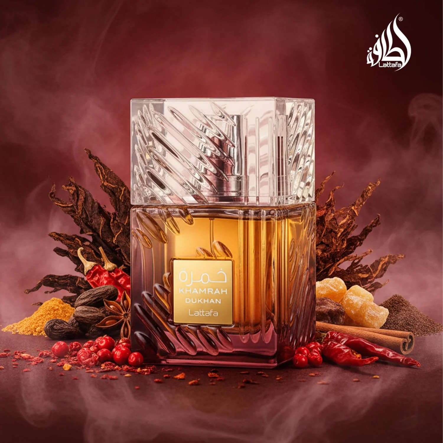 Lattafa Perfumes Khamrah Dukhan Eau de Parfum 100ml Spray - Image 5