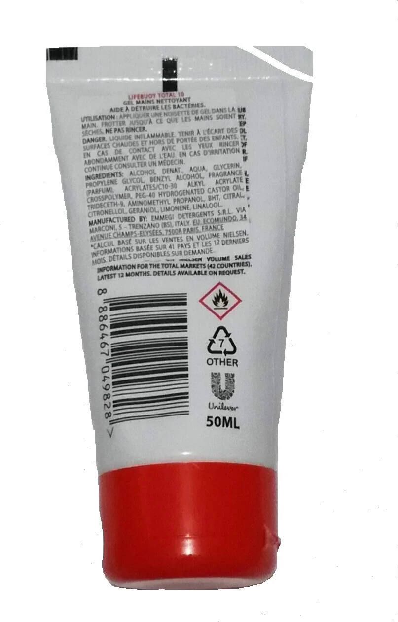 Lifebuoy Antibacterial Hand Hygiene Sanitizer Gel 50ml - Image 2
