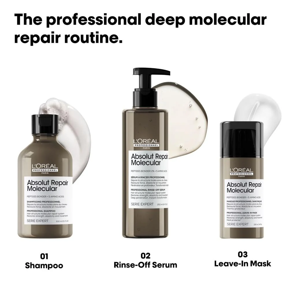 L'Oréal Expert Absolut Repair Molecular Leave-In Mask 100ml - Image 6