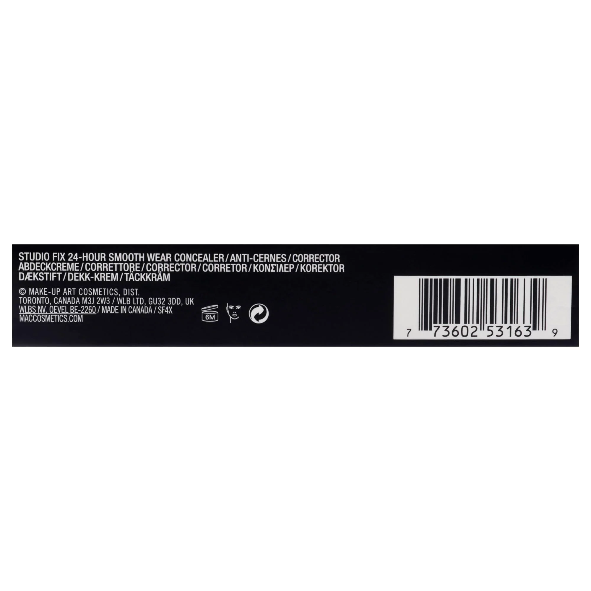 MAC Studio Fix 24 Hour Smooth Concealer 7ml - NC 43 Tanned Peach - Image 8