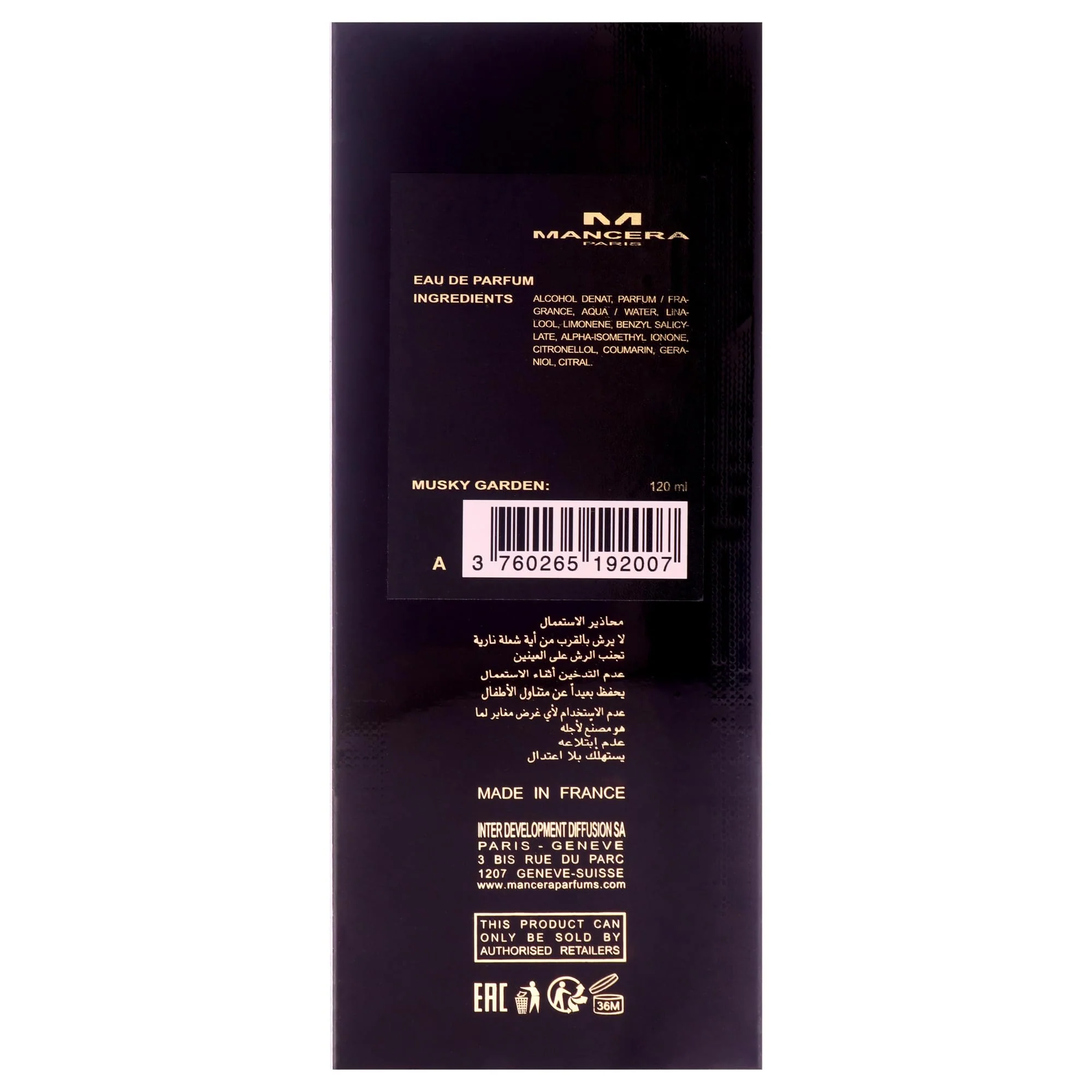 Mancera Musky Garden Eau de Parfum 120ml Spray - Image 7
