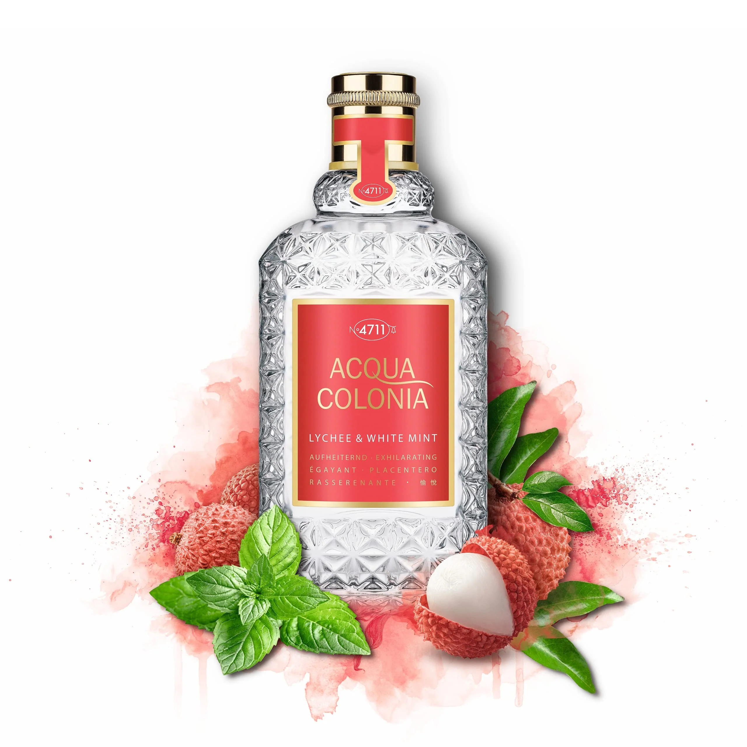 Mäurer & Wirtz 4711 Acqua Colonia Lychee & White Mint Eau de Cologne 100ml Spray - Image 6