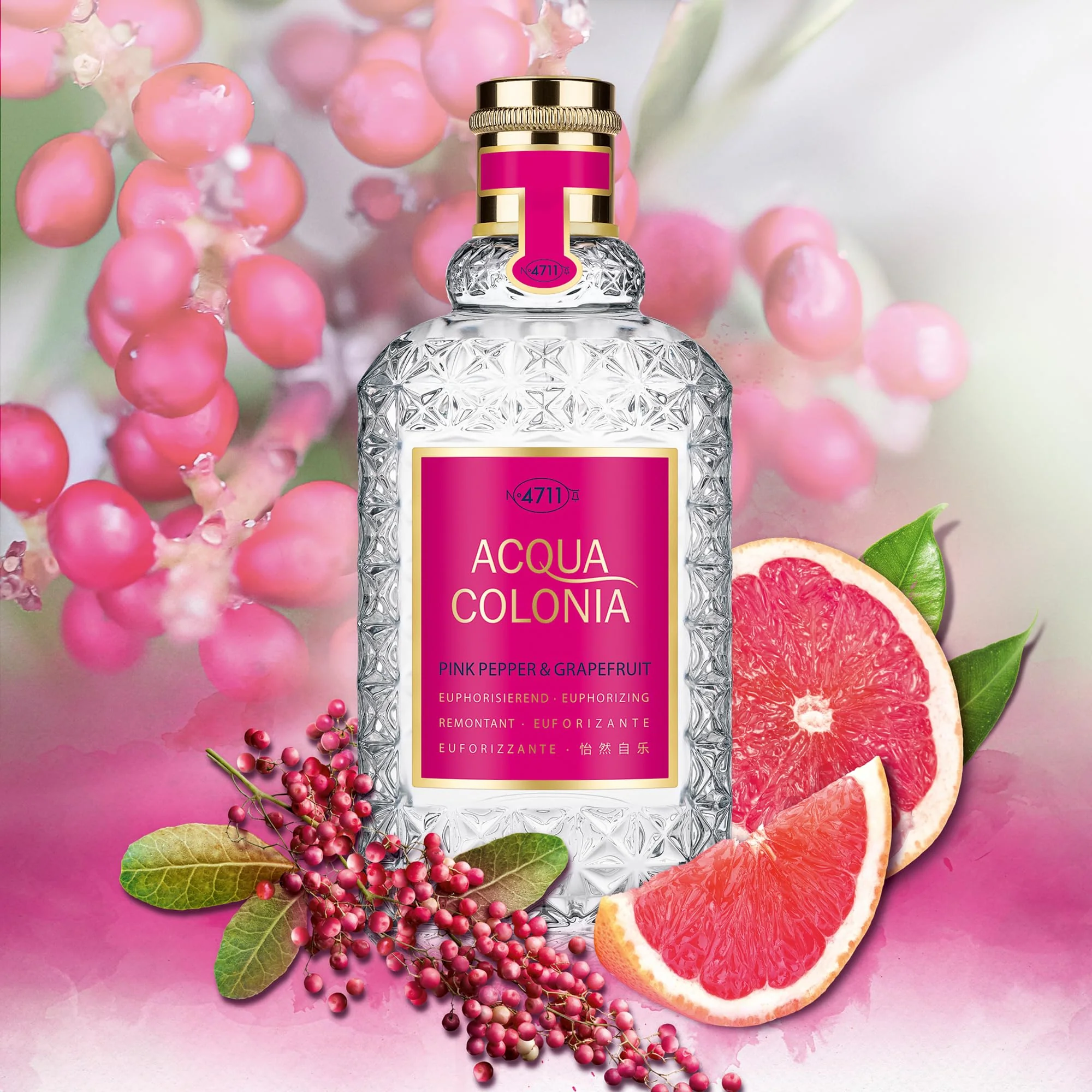 Mäurer & Wirtz 4711 Acqua Colonia Pink Pepper & Grapefruit Eau de Cologne 50ml Spray - Image 5