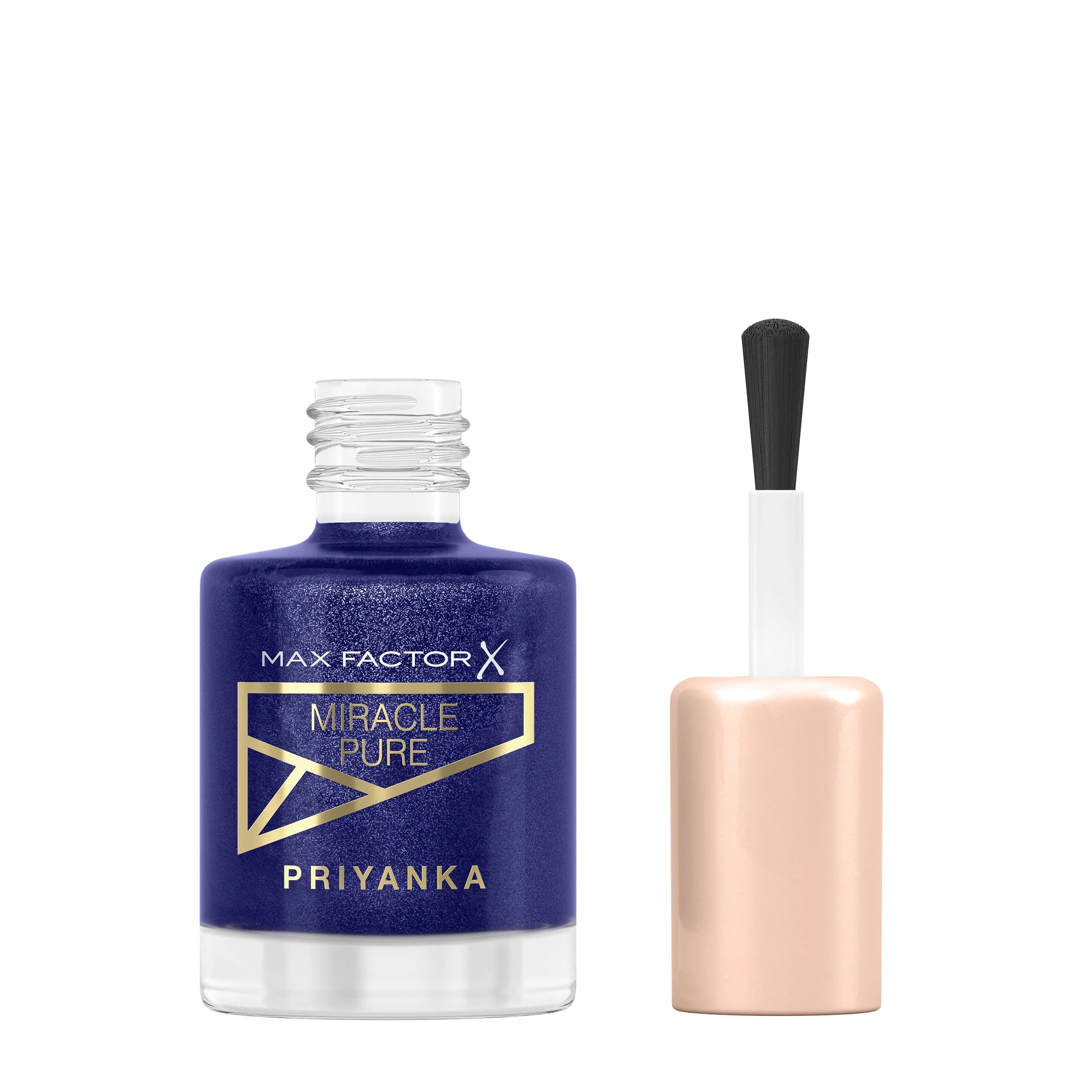Max Factor Priyanka Miracle Pure Nail Polish 12ml - 830 Starry Night - Image 2