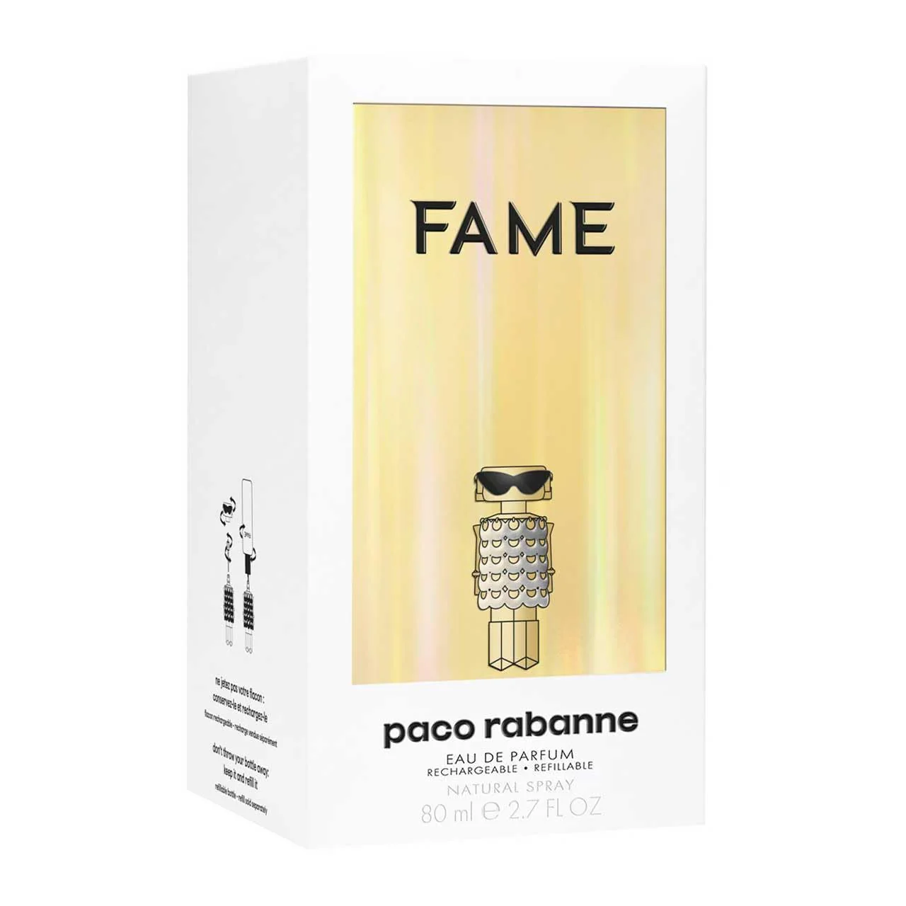Paco Rabanne Fame Eau de Parfum 80ml Refillable Spray - Image 3