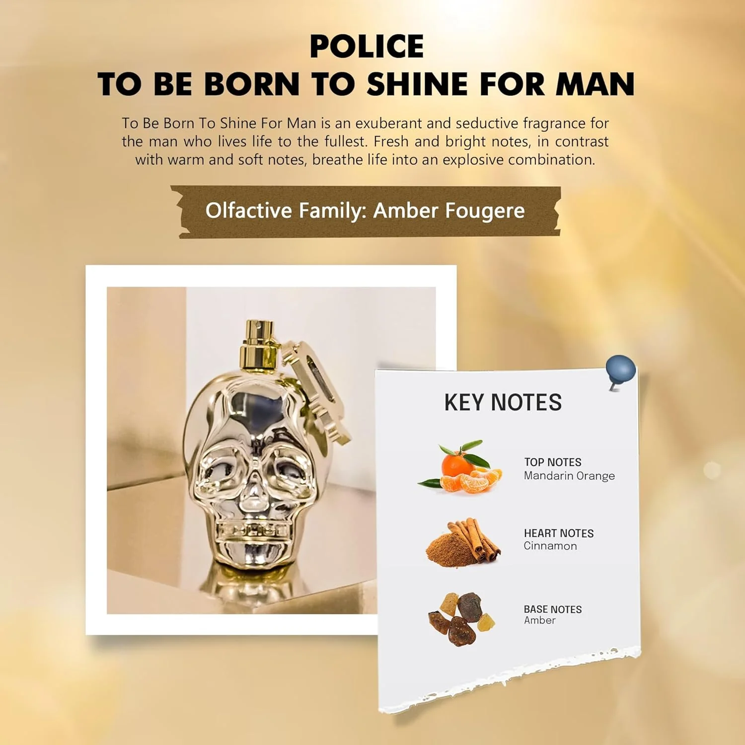 Police To Be Born To Shine Men Eau de Toilette 75ml Spray - Image 9