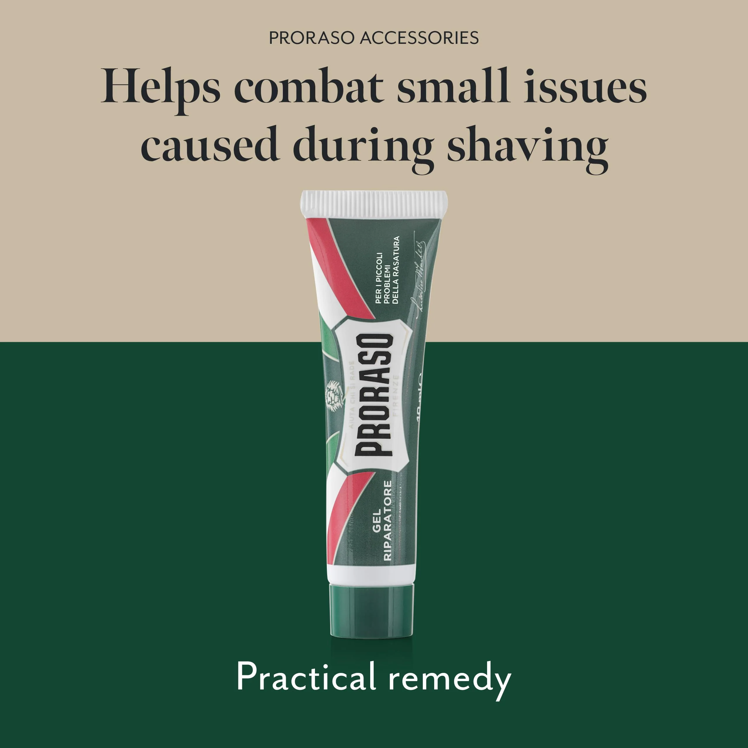 Proraso Gel Riparatore Green After Shave Cut Repair Gel 10ml - Image 2