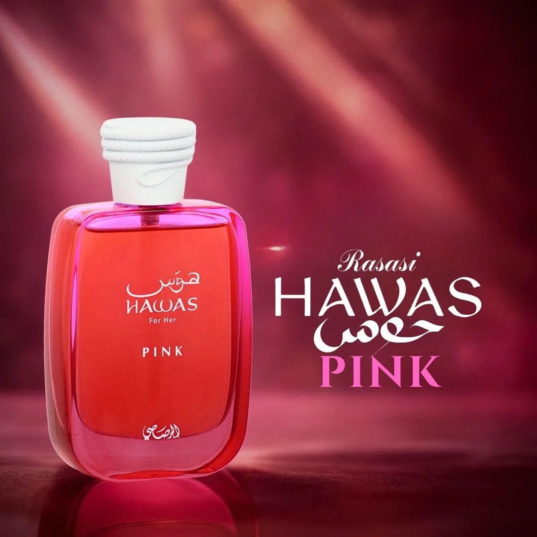 Rasasi Hawas For Her Pink Eau de Parfum 100ml Spray - Image 8