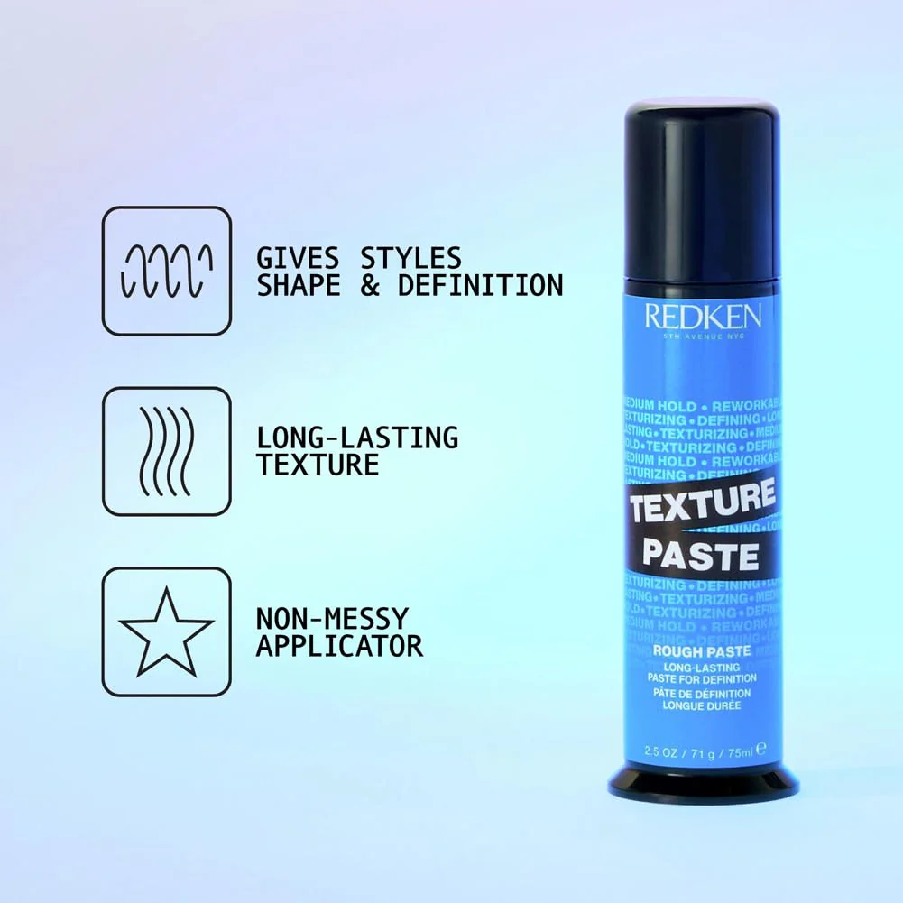 Redken Texture Paste Rough Paste 75ml - Image 3
