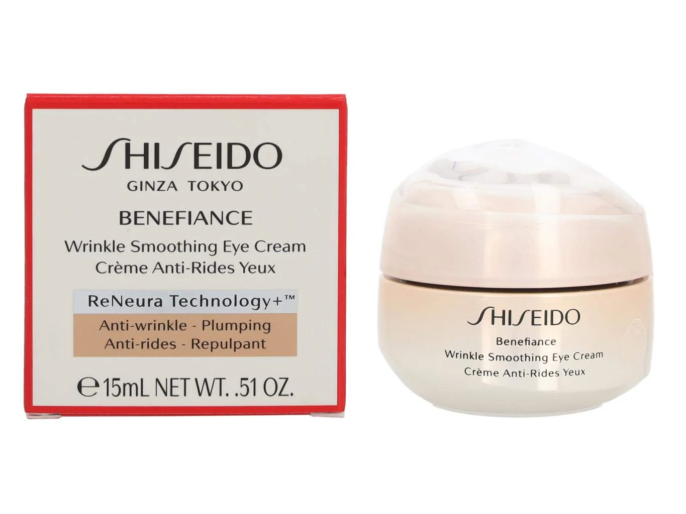 Shiseido Benefiance Wrinkle Smoothing Eye Cream 15ml - Image 5