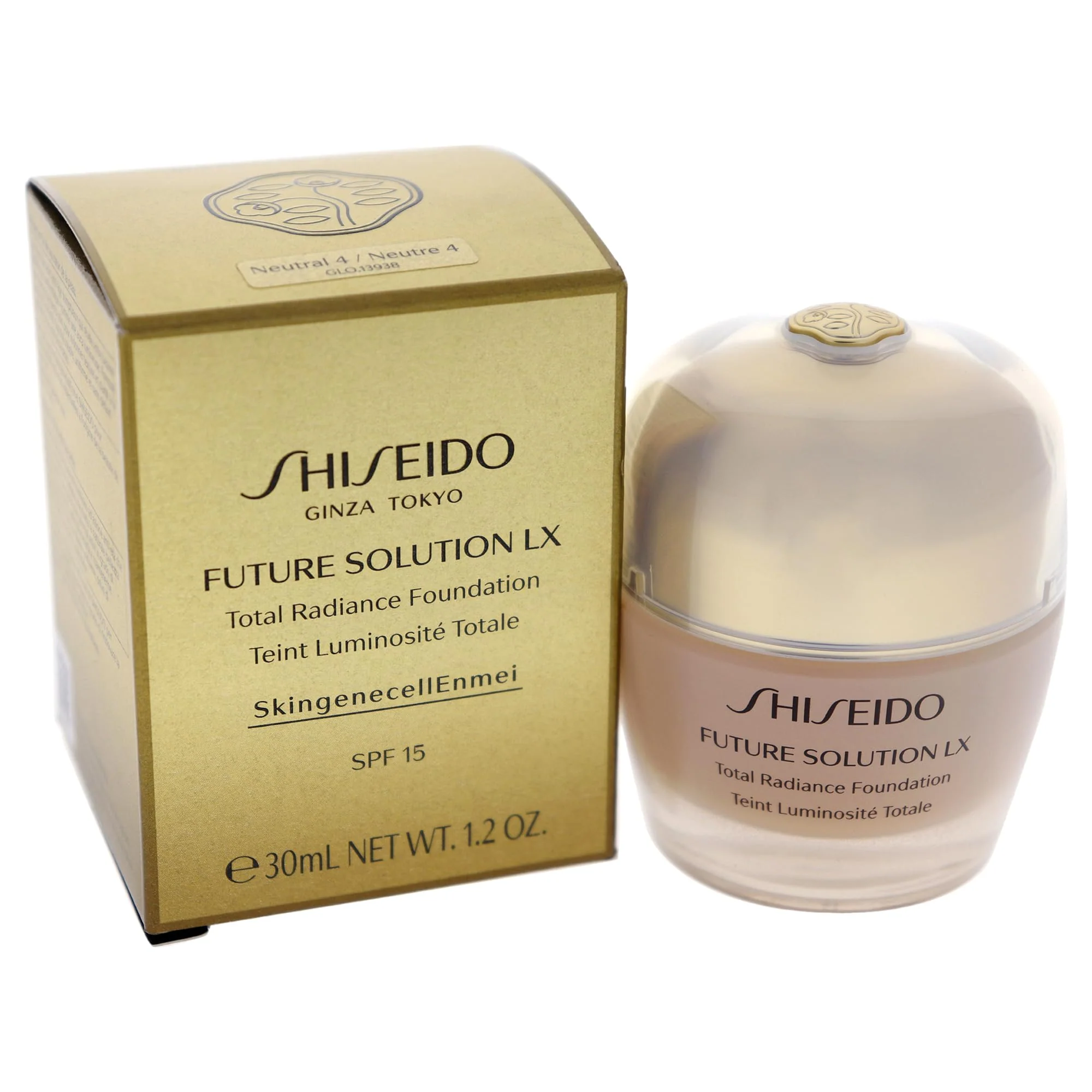 Shiseido Future Solution LX Total Radiance Foundation 30ml - 4 Neutral - Image 4