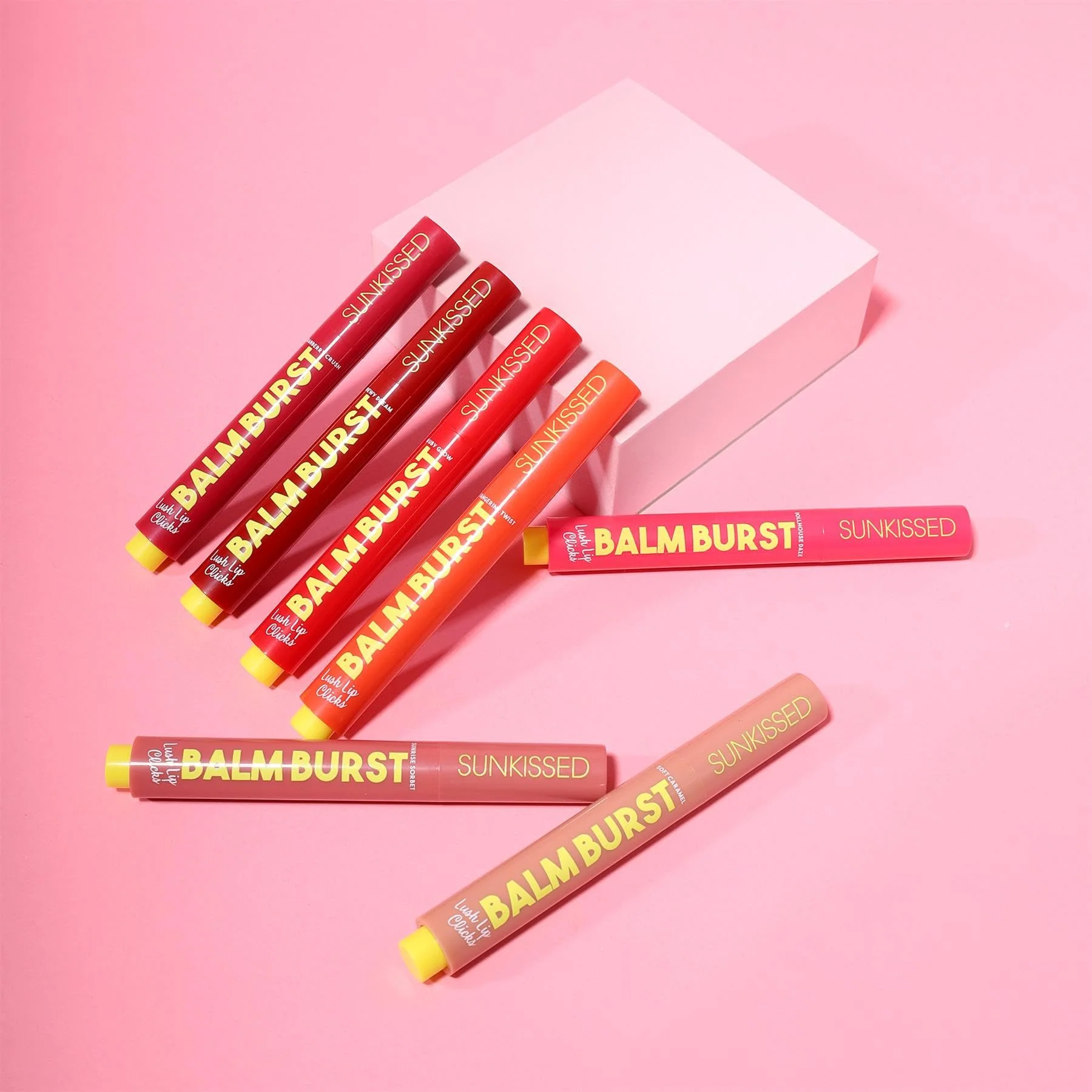 Sunkissed Balm Burst Lush Lip Clicks Gift Set 7 Pieces - Image 3