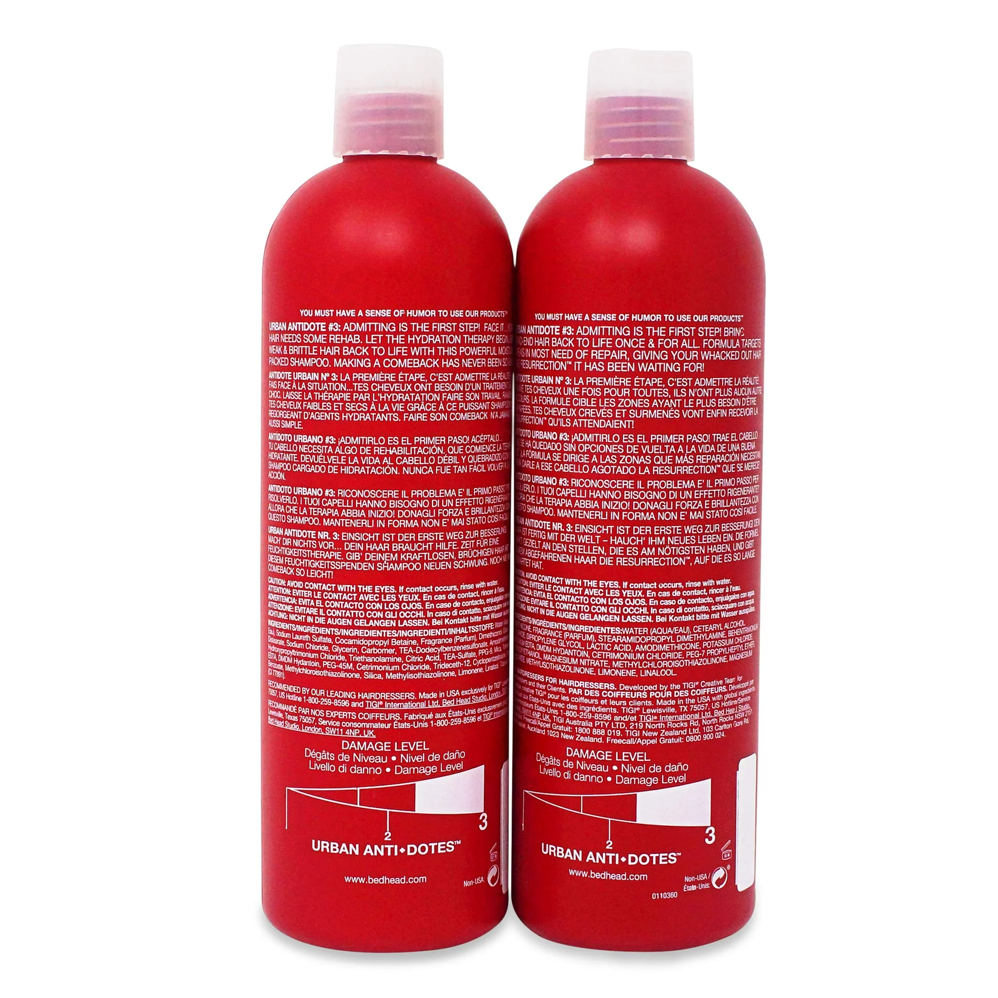 TIGI Bed Head Resurrection Tween Duo 1500ml – Shampoo & Conditioner Set for Damaged Hair, Intense Repair & Moisturising, Colour-Safe - Image 12