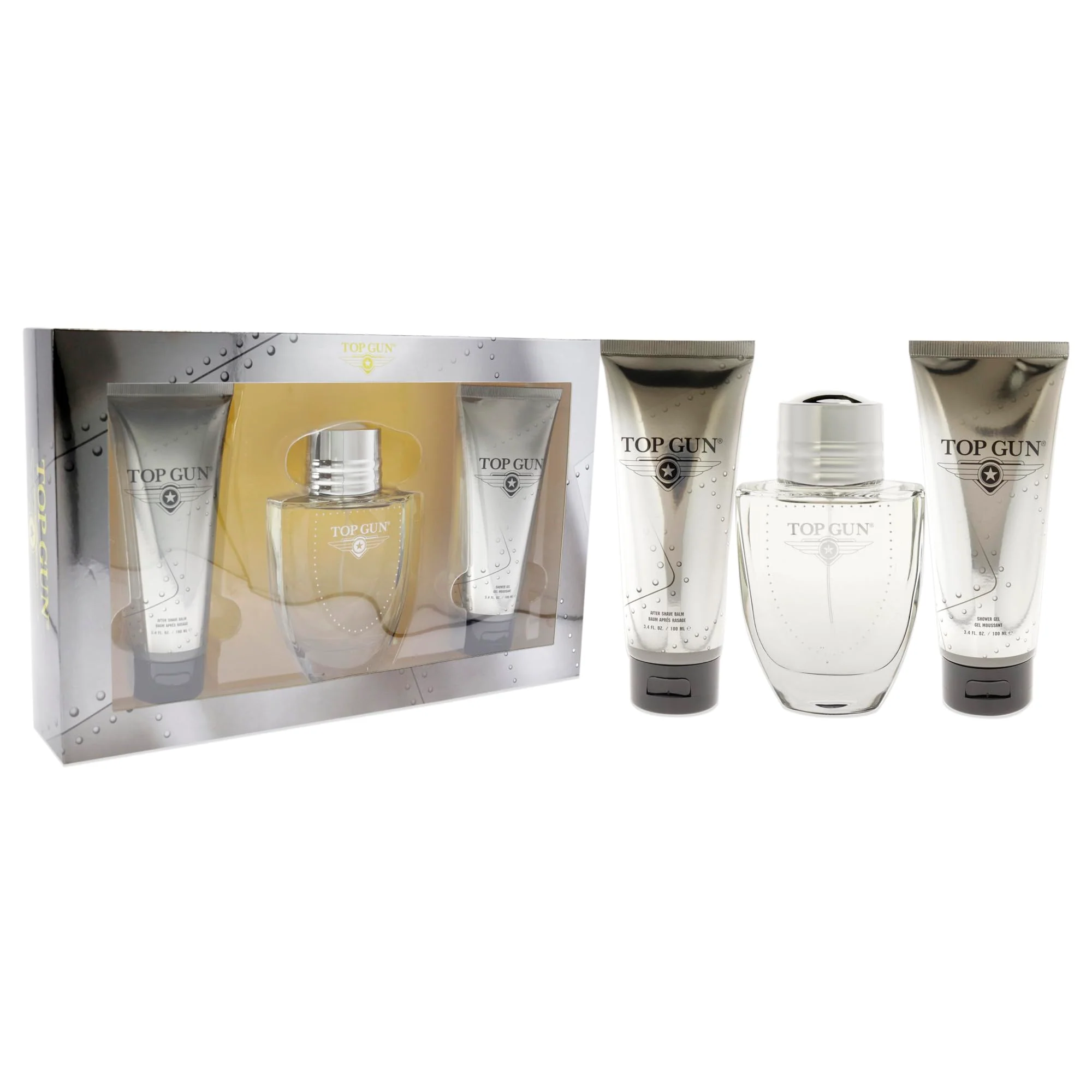 Top Gun Chevron Gift Set 100ml EDT + 100ml Shower Gel + 100ml Aftershave Balm - Image 3