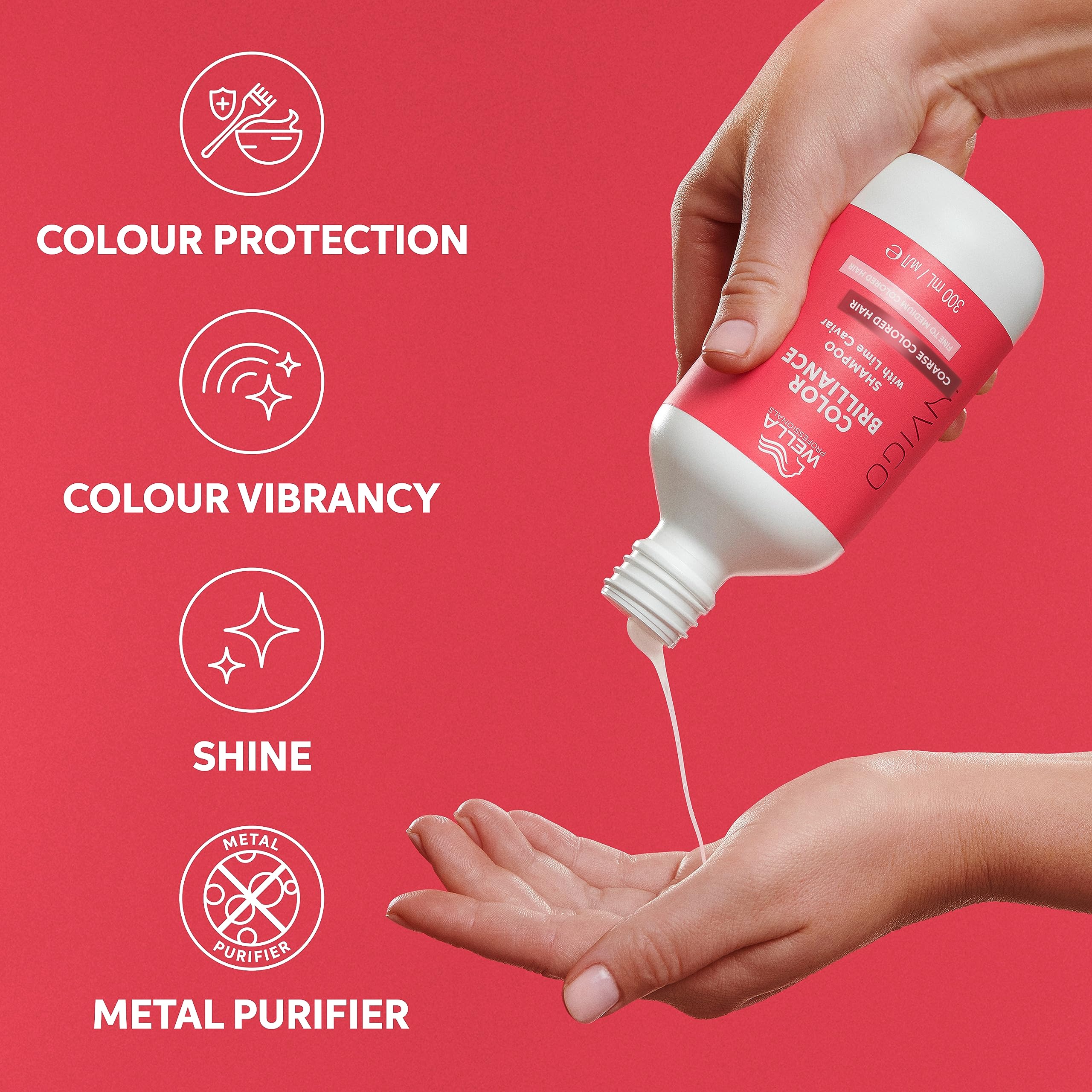 Wella Colour Brilliance Shampoo 300ml - Fine Hair - Image 5