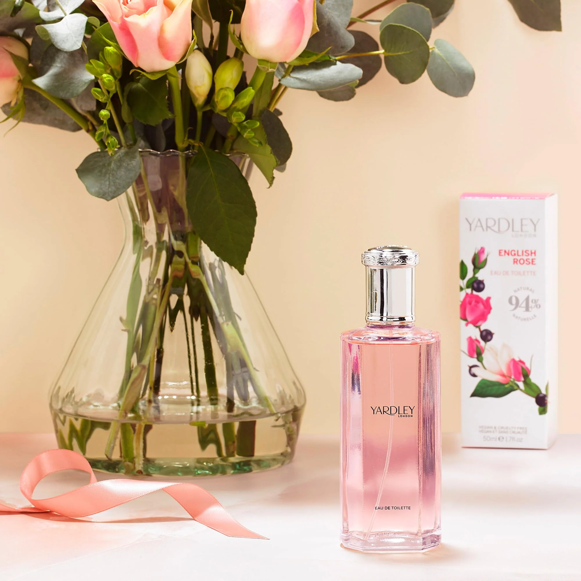 Yardley Fragrance English Rose Eau De Toilette - 50ml - Image 3